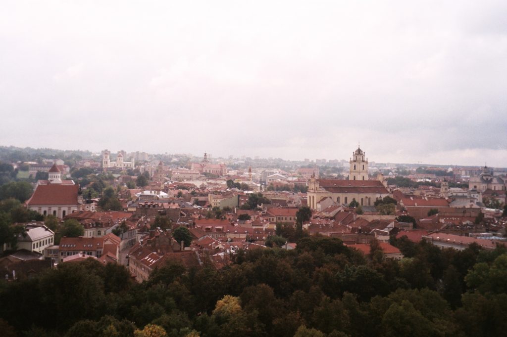 Vilnius - visumgedoe - uitzicht over de stad