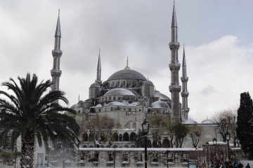 Istanbul - sneeuw - Blauwe Moskee
